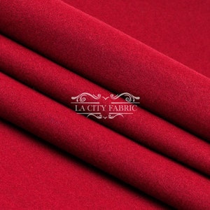 Red Acrylic Felt Fabric 72&quot;  Wide_ Felt Fabric Material Craft Soft Polyester_ Thick  Quality Felt Fabric By The Yard_ Felt By The Bolt