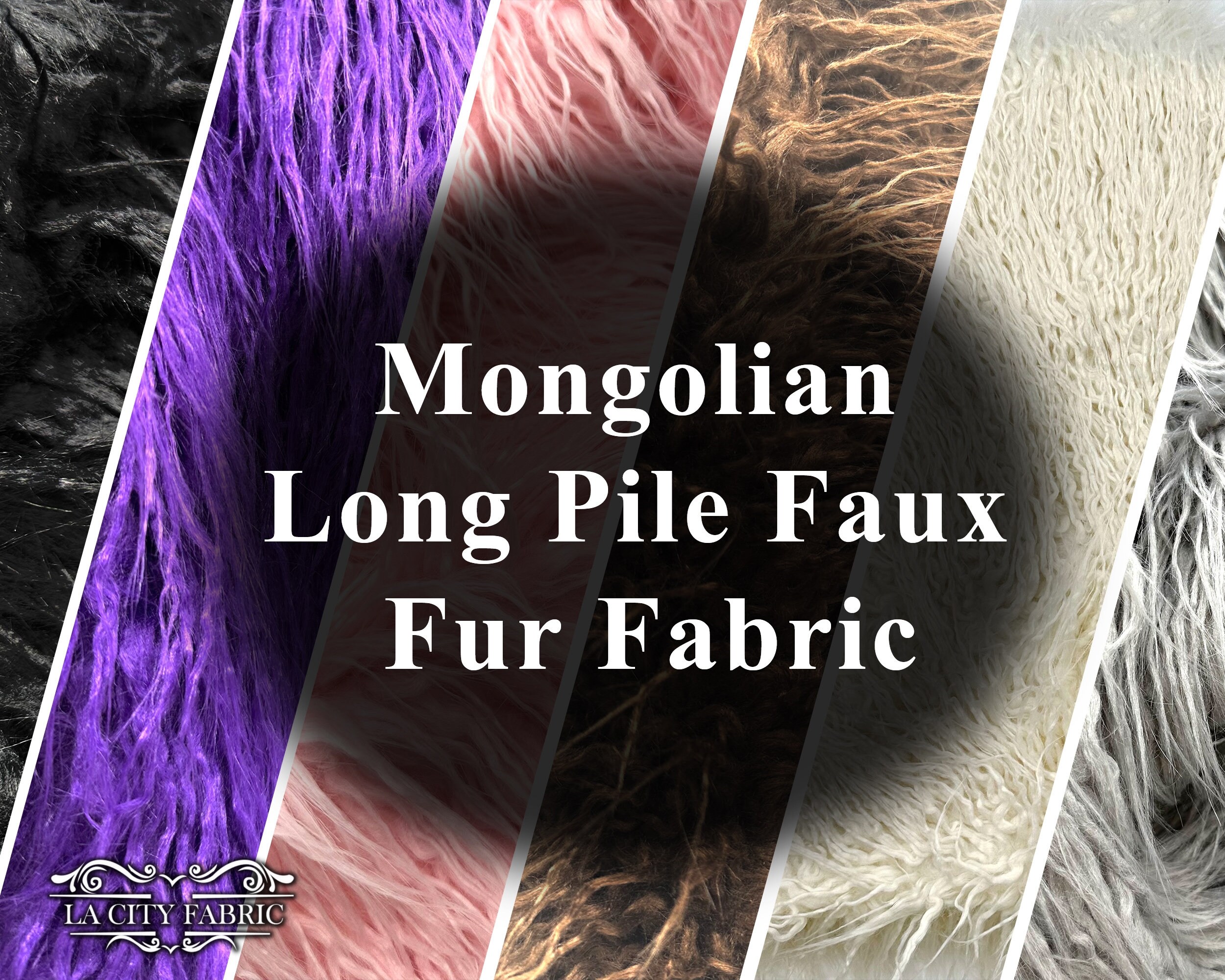 Buy Red Long Pile Mongolian Faux Fur Fabric by the Yard Fake Fur Material  for Blankets, Clothing, Jacket and More 58 Wide Online in India 