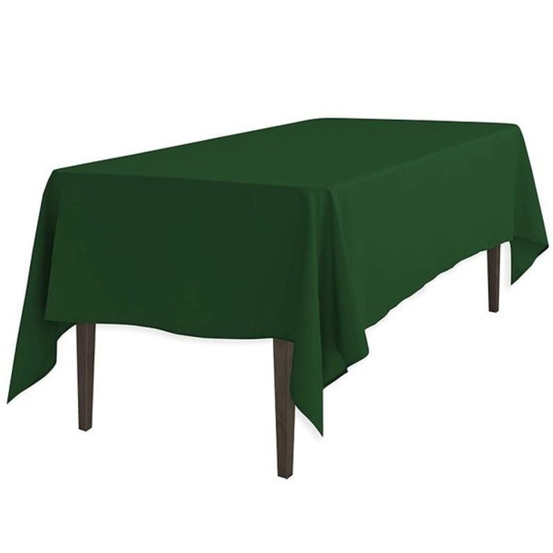 HUNTER-GREEN2019 Polyester Tablecloth58 x 120-Inch Rectangular DecorationFashionPartyOutdoorTableclothsRunnersDecor