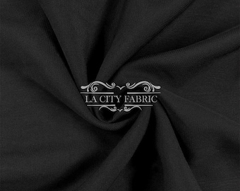 Black Solid Chiffon Fabric By The Yard / Sheer Fabric / Soft Polyester Chiffon Fabric / Wholesale Price