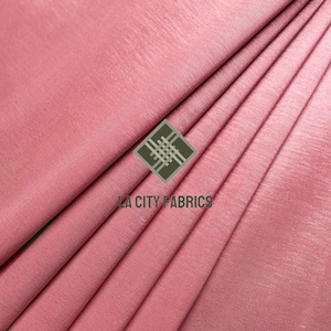 Dusty Rose 2 Way Stretch Taffeta Fabric (60” Wide ) By The Yard nylon Spandex Fabric Two tone Taffeta Fabric for prom dress, wedding Dress