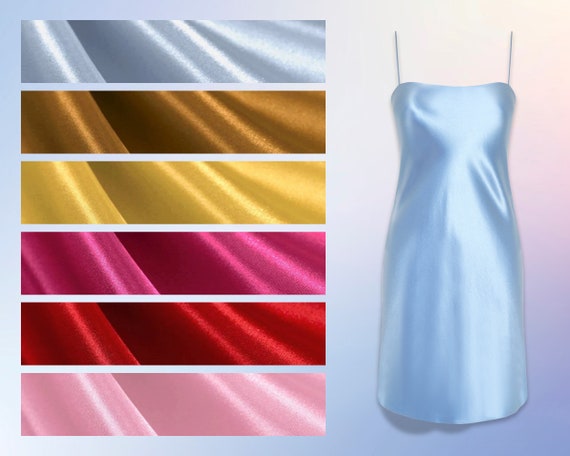 thin silk dress material Skin Friendly 114cm Width 16mm Crepe Satin Plain Fabric for Silk Dress - 114cm Width Crepe Satin Plain Fabric and Crepe Satin Plain Fabric for Silk Dress price