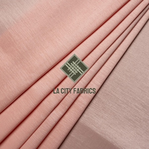 Pink 2 Way Stretch Taffeta Fabric (60” Wide ) By The Yard nylon Spandex Fabric Two tone Taffeta Fabric for prom dress, wedding Dress