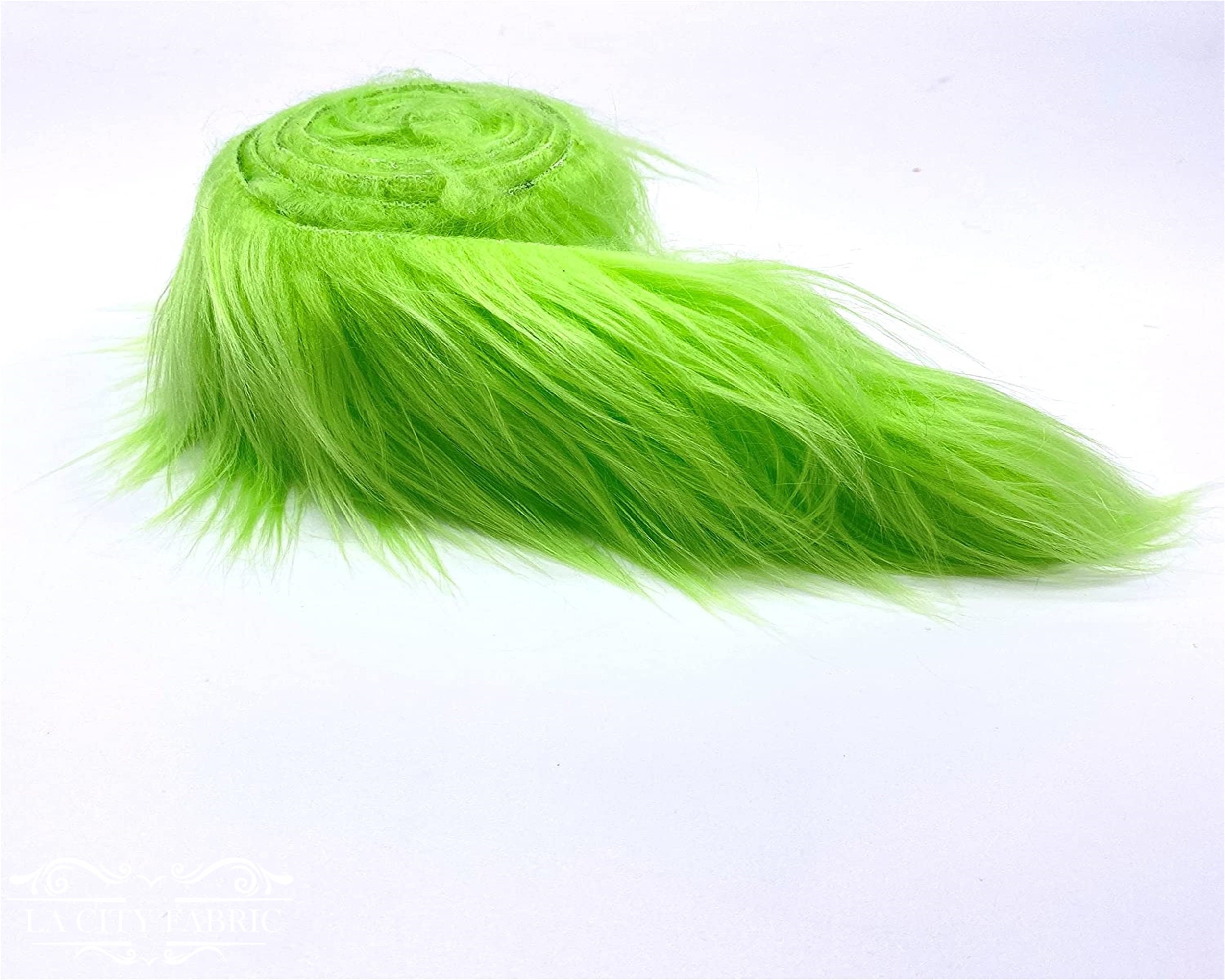 60 Kelly Green Faux Fur Fabric By The Yard [FAUXFUR-KGREEN] - $16.95 :  , Burlap for Wedding and Special Events