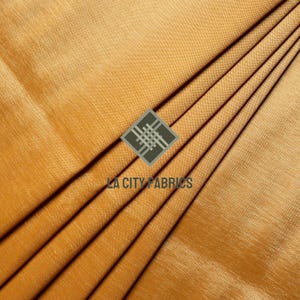 Gold 2 Way Stretch Taffeta Fabric (60” Wide ) By The Yard nylon Spandex Fabric Two tone Taffeta Fabric for prom dress, wedding Dress