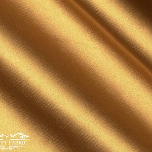 Antique Gold Thick Satin Fabric By The Yard | Bridal Satin Fabric Silky and Smooth Fabric for Decoration, Tablecloth, Dresses