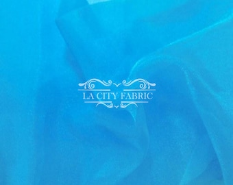 Luxus Türkis Kristall Schieren Organza Stoff Bulk Stock | Hochwertiger Organza stoff zur Hochzeit / Partydekoration | Großhandelspreis