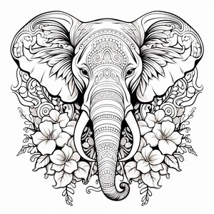Elephant Coloring Page