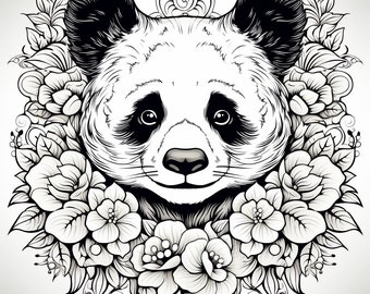 Panda Página Para Colorear