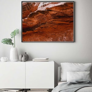 Sedona, Parco Nazionale, The Birthing Cave, Arizona, Desert Wall Art, Natura, Paesaggio, Stampe Fine Art, Minimalista, Decorazione murale moderna immagine 2