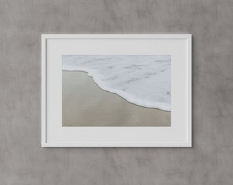 Malibu, Waves, Ocean Wall Art, California Wall Art, Fine Art Prints, Minimalist Wall Art Print, Modern Wall Decor, Nature Print