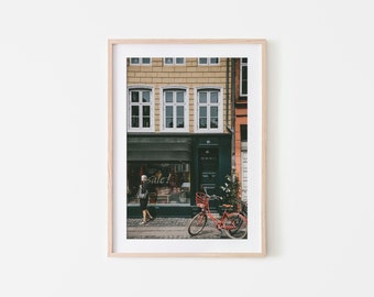 Copenhagen, Denmark Wall Art, Street Photography, Fine Art Prints, Minimalist Wall Art Print, Modern Scandinavian Wall Decor, Pretty Cities