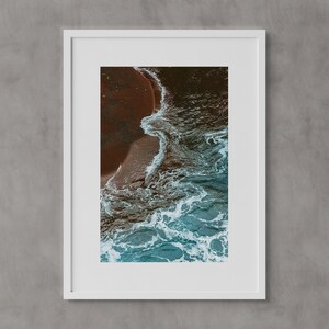 Maui, Kaihalulu Beach, Red Sand Beach, Hawaii Wall Art, Fine Art Prints, Minimalist Wall Art Print, Ocean Wall Decor, Nature Print