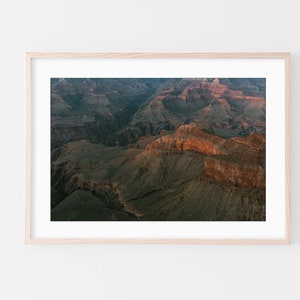 Sunset, Grand Canyon, National Park, Arizona Wall Art, Red Rock, Fine Art Prints, Minimalist, Modern Wall Decor, Landscape Print