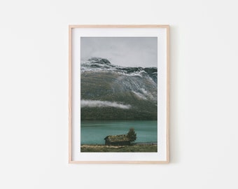 Norway Wall Art, Cabin Wall Art, Fine Art Prints, Minimalist Wall Art Print, Modern Scandinavian Wall Decor, Moody, Travel Photography, Gift