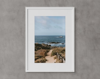 Big Sur, Nautical, Ocean Wall Art, California Wall Art, Fine Art Prints, Minimalist Wall Art Print, Modern Wall Decor, Nature Print