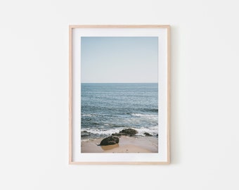 Crystal Cove Beach, Ocean Wall Art, California Wall Art, Fine Art Prints, Minimalist Wall Art Print, Modern Wall Decor, Moody, Nature Print