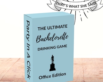 Gra alkoholowa „The Office Bachelorette” | Zabawny wieczór panieński (do pobrania w wersji cyfrowej)