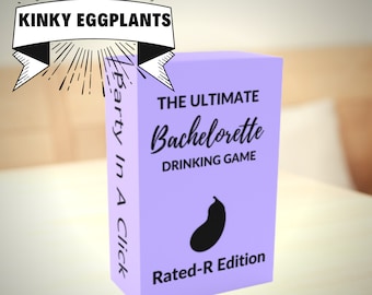 Inappropriate Bachelorette Drinking Game | 100+ Cards (Digital Download)