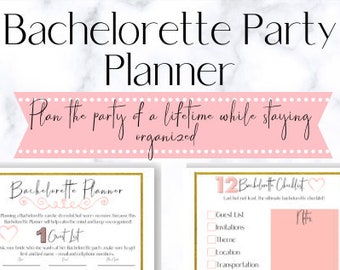 Bachelorette Party Planner | Maid of Honor Printable (PDF)