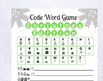 Christmas Games For Kids, Christmas Themed Fun Game, For The Whole Family, All Ages, Printable