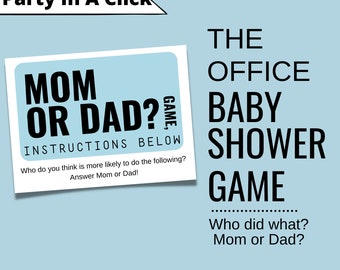 Parenting Tips Baby Shower Game Set - Wooden Sign With 50 Cards, Gender Reveal Decor - View #10
