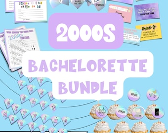 Y2K Bachelorette Party Bundle | 2000s Theme, Drinking Games (Digital Download)
