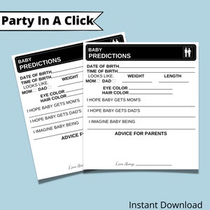 The Office TV Show Baby Shower Baby PredictIons, The Office Baby Shower Decorations, Baby Shower Games, Sprinkle Party, Gender Reveal Party,