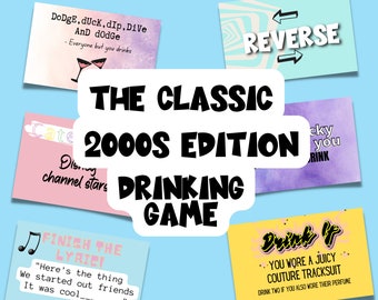 Y2K-drinkspel | Feestthema jaren 2000 (digitale download)