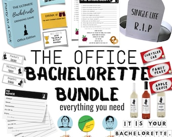 The Office Bachelorette Party Bundle | Games, Decor (Digital Download)