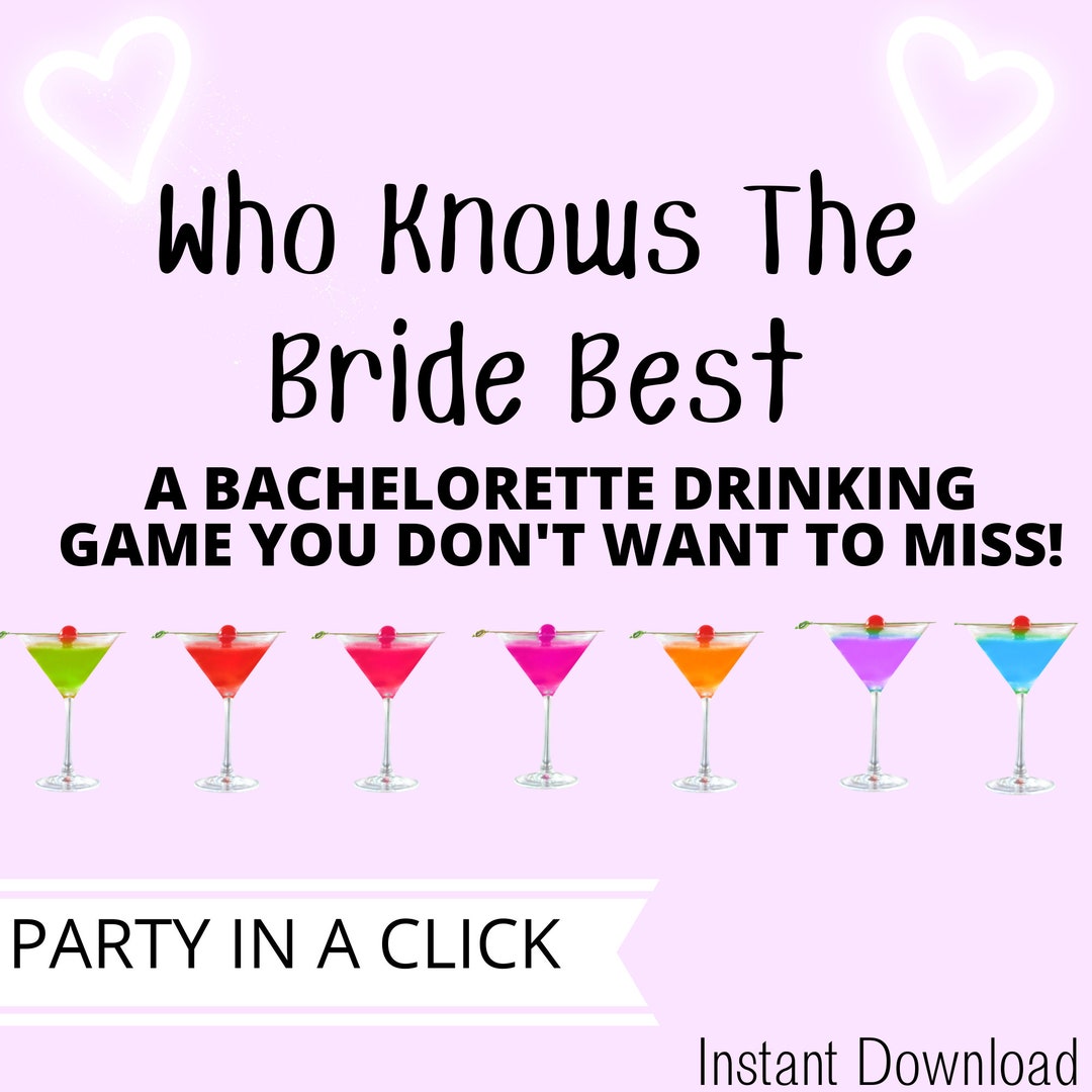 Bachelorette Drinking Game, Bachelorette Games, Drinking Games, Hen