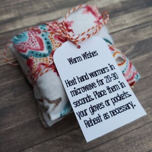 Reusable Hand Warmers - Christmas Gift- Gift for Teacher- Hot/Cold Therapy -Co Worker Gift - Stocking Stuffer - Gift for Her - Gift for Mom