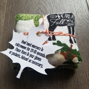 Reusable Hand Warmers - Fall Gift for Her- Gift for Teacher- Fall Hand Warmer- Co Worker Gift - Hot/Cold Therapy - Gift for Him