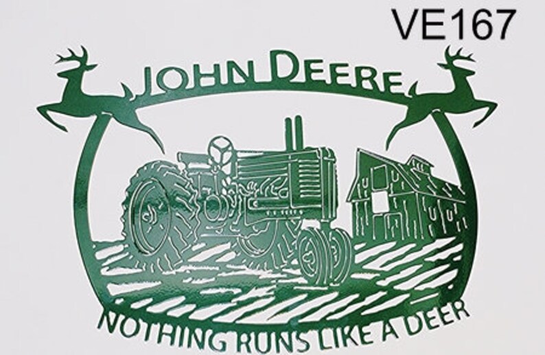 John Deere Nothing Runs Like a Deere scene Etsy