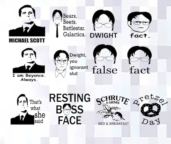 Download The Office Bundle SVG PNGTv show Office BundleSvg Png | Etsy