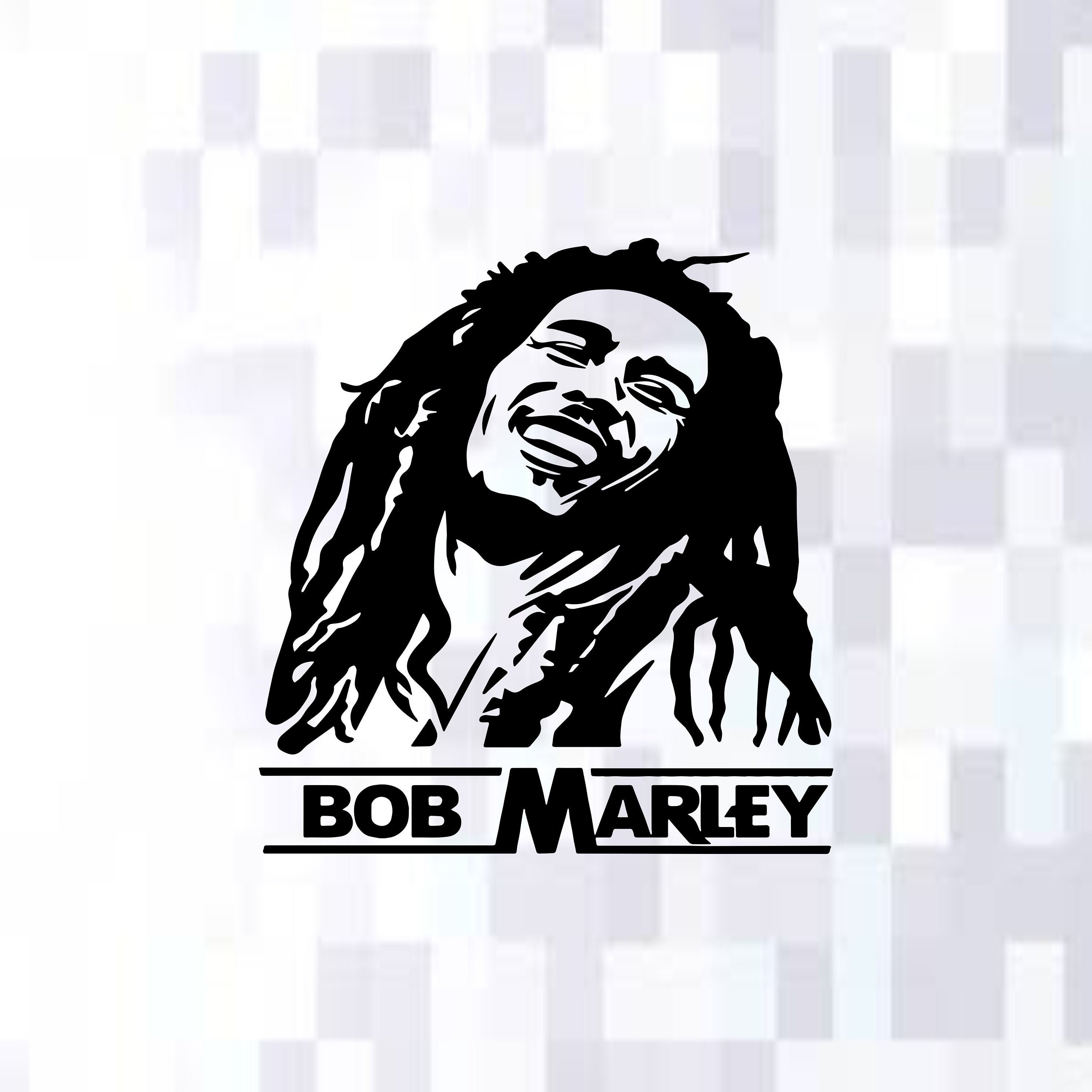 BOB MARLEY Silhouette Svgthe Legendpngreggae Musicjamaica - Etsy