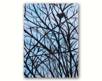 Nest in a Tree, 5x7 giclee print
