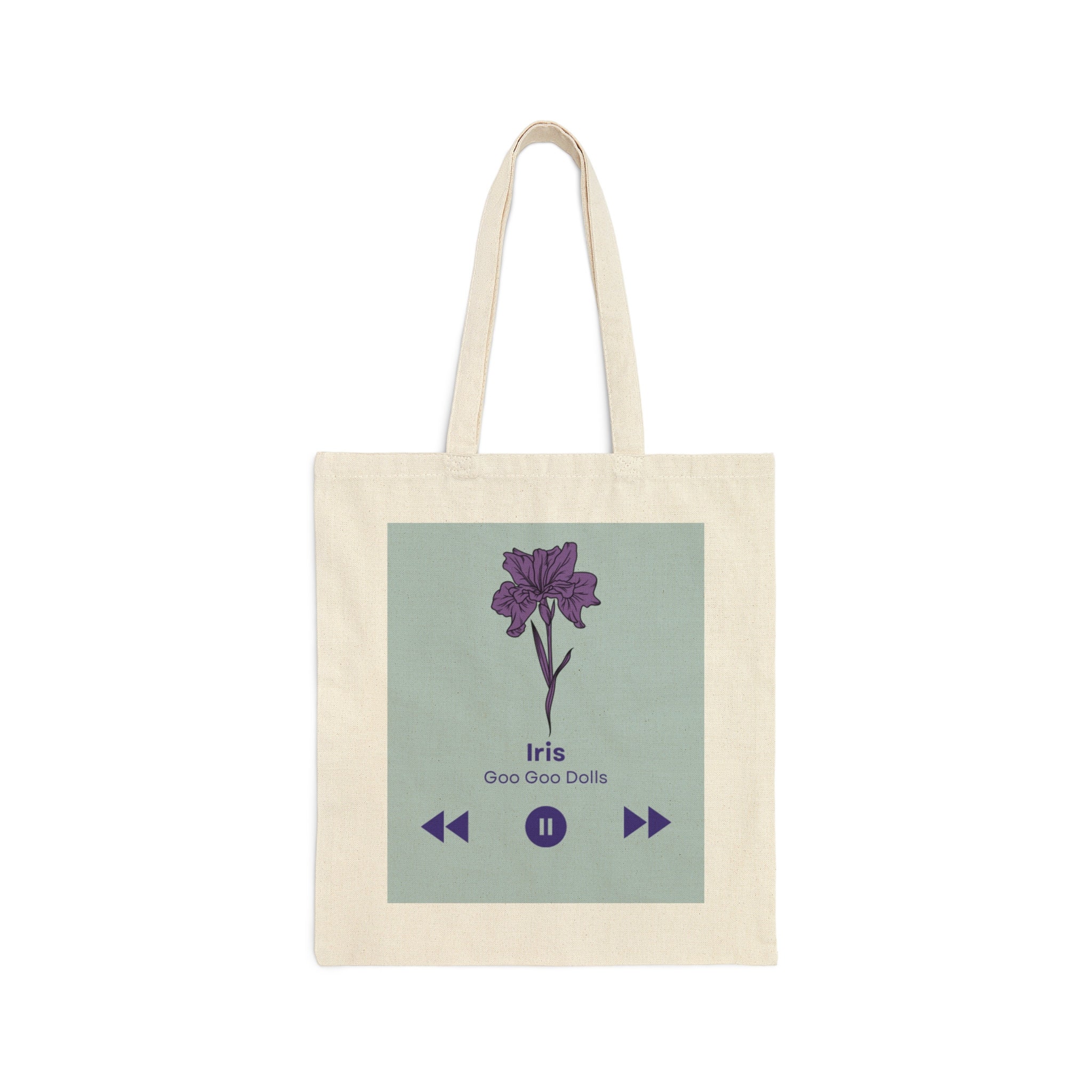 Iris by Goo Goo Dolls Cotton Canvas Tote Bag