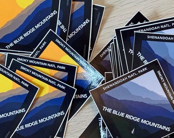 Blue Ridge Mountains Decal / Sticker
