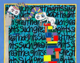 The Postal Service Inspired Such Great Heights Comic Print