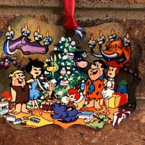 The Flintstones Aluminum Christmas Tree Ornament