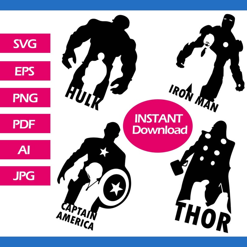 Download Avengers SVG Marvel Avengers Logo Digital Print Cut File ...