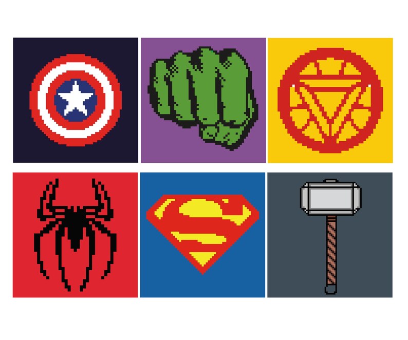 Download Avengers bundle archivos SVG Cut files thor super man | Etsy