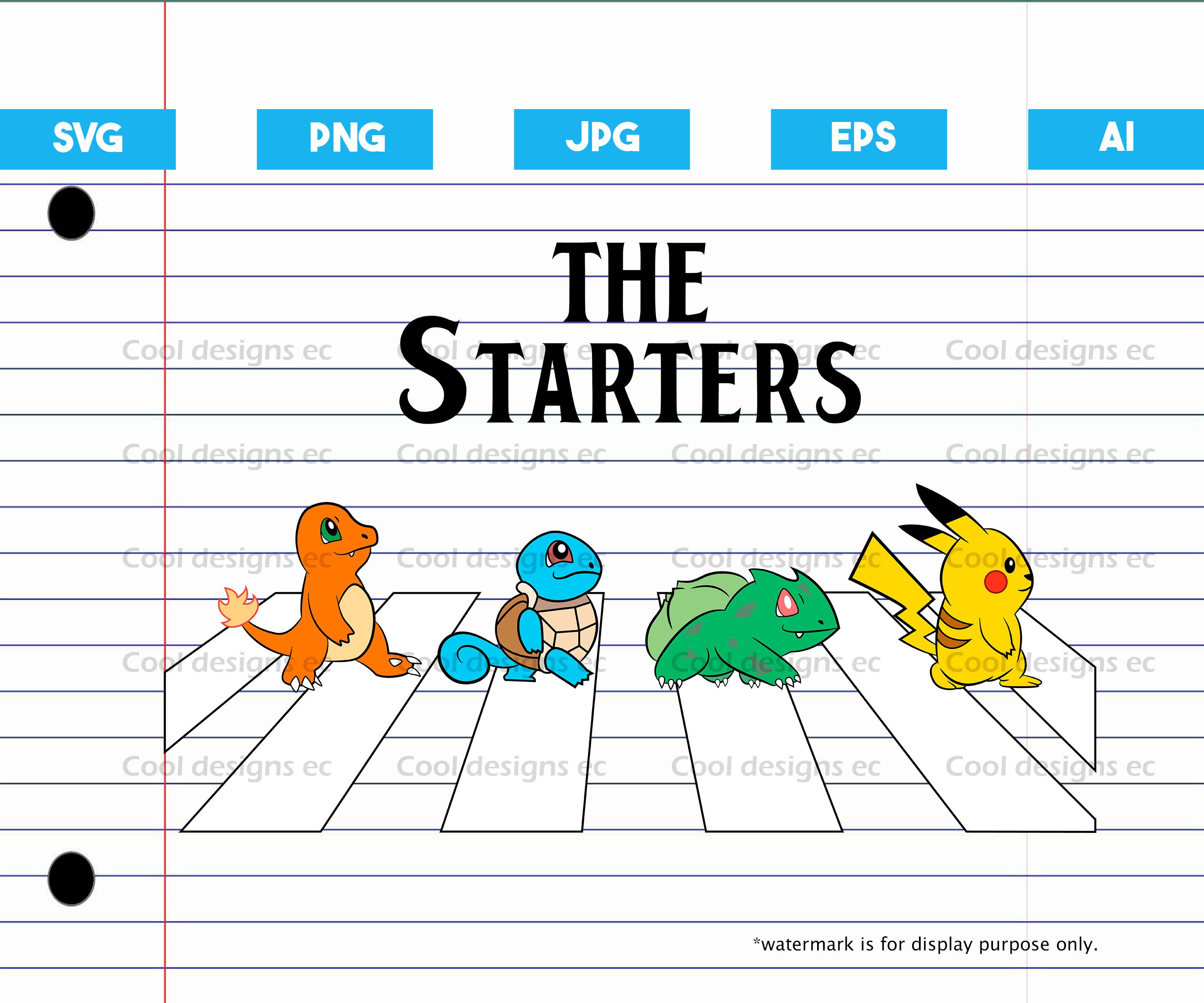 Pokemon Svg Pikachu Svg Pokemon Abby Road Shirt Svg Pokemon Etsy Ireland