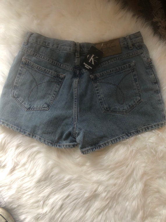 Old dead stock vintage 1990s Calvin Klein Jean sh… - image 7