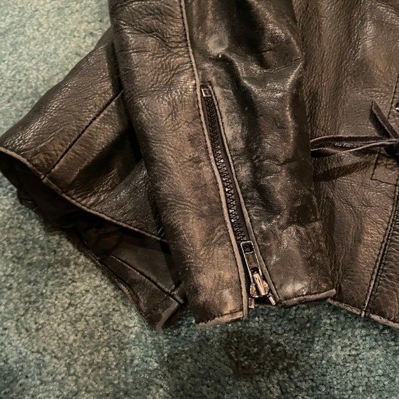 Vintage 80s First Genuine Leather jacket - image 6