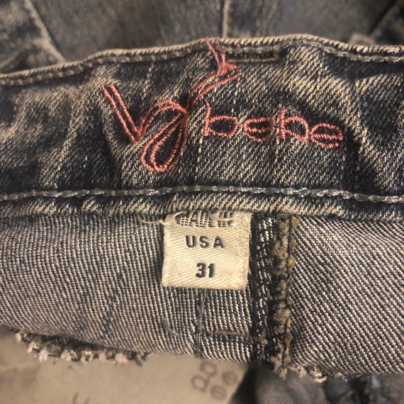 Vintage 90s/2000 Bebe bling pocket jeans - image 3
