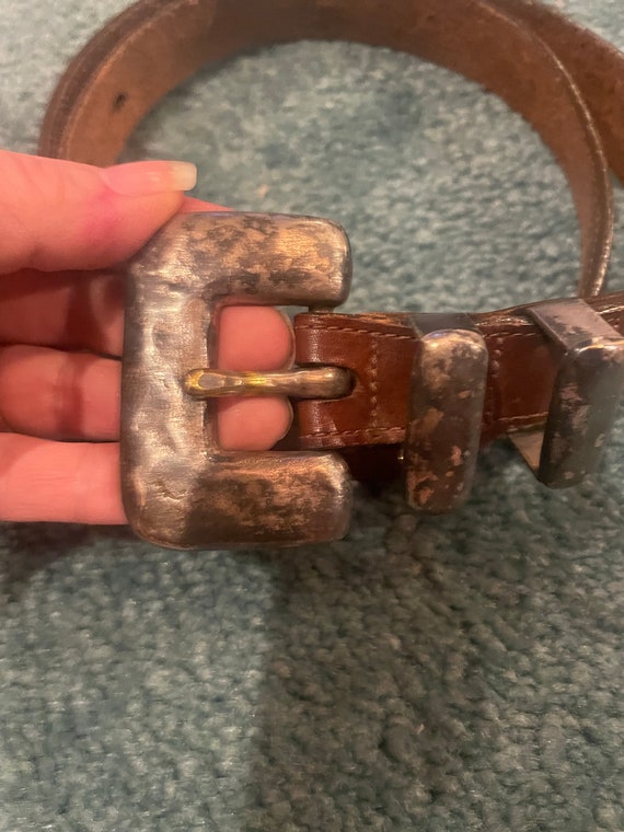 Vintage Eddie Bauer Ladies Leather Brown Belt - Etsy