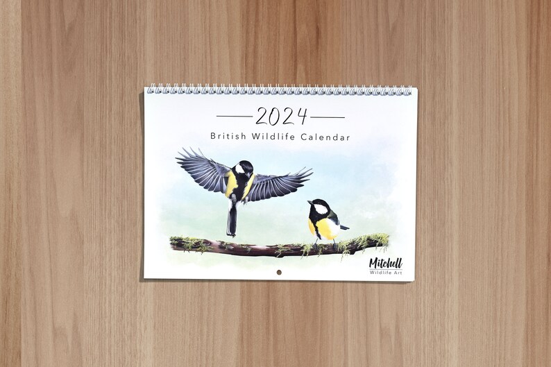 British Wildlife Wall Calendar 2024 image 2