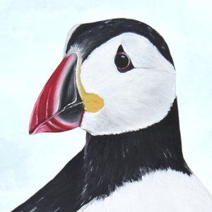 Puffin Wildlife Art Print, A4 or 8x6 image 2